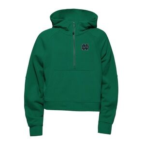 NWT Lululemon Notre Dame Scuba Oversized Half Zip Hoodie